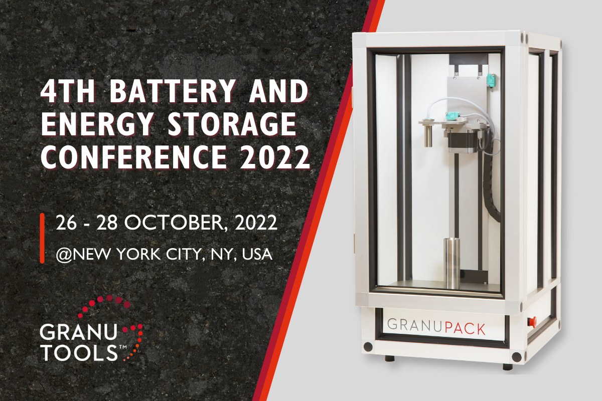 banner of Granutools to share that we will attend 4th Battery and Energy Storage Conference on October 26-28